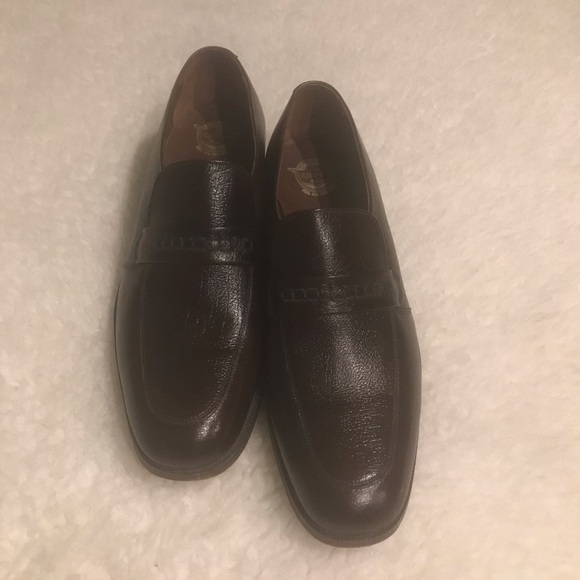 Florsheim Mens Brown  leather shoes size 91/2